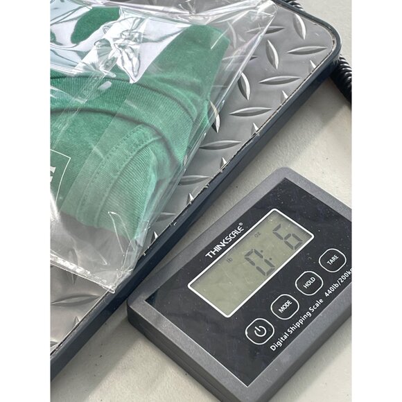 Homefield Crewneck Short Sleeve T Shirt Mens L Green Cotton Poly Plain Basic Tee - Picture 6 of 6